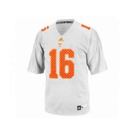 Tennessee Volunteers 16 Peyton Manning White College Football Techfit NCAA Jersey